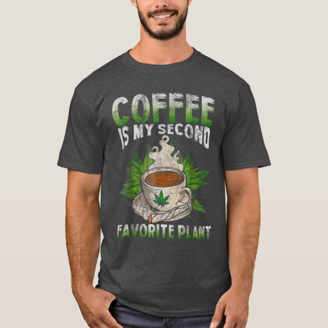Camiseta El café es mi segunda planta favorita (Anverso)