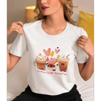 Camiseta El Café Es Mi Valentín | Café Valentine