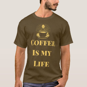 Camiseta El café es mi vida 1