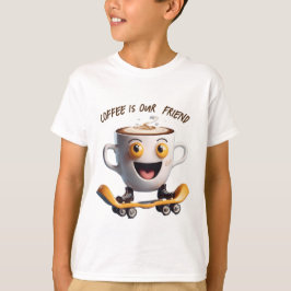 Camiseta el café es nuestro amigo