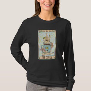 Camiseta El café Funny Coffee Tarot Card Witchy Caffeine