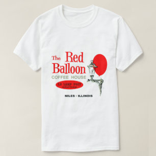 Camiseta El Café Globo Rojo, Niles, Illinois