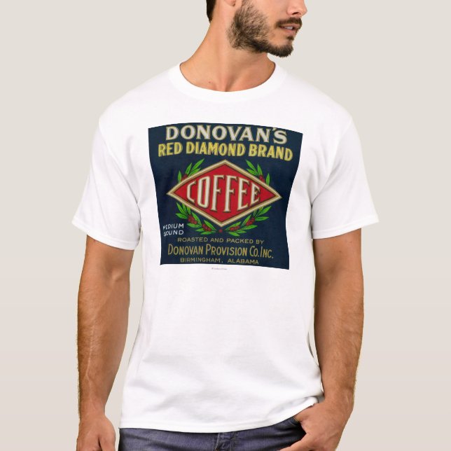 Camiseta El café LabelBirmingham, AL de Donovan (Anverso)