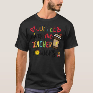 Camiseta El café me da el aprecio del profesor