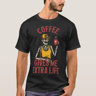 Camiseta El café me da vida extra