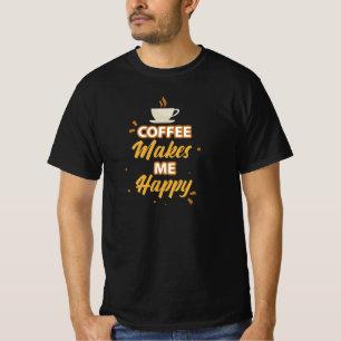 Camiseta El café me hace feliz