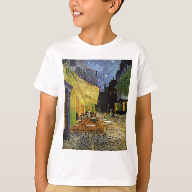 Camiseta El café nocturno de Van Gogh (Anverso)