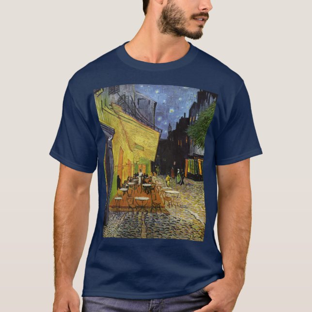 Camiseta El café nocturno de Van Gogh (Anverso)