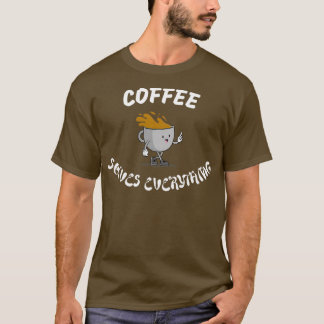 Camiseta El café resuelve todo 1