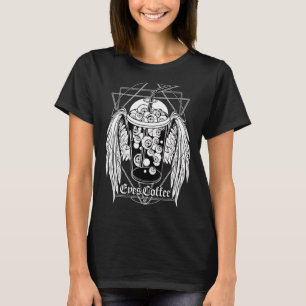 Camiseta El café Tarot Card Café Cafetería Witchy