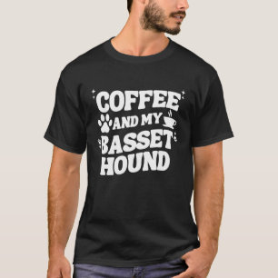 Camiseta El Café Y El Bastón Básico Para Los Hombres Mujere