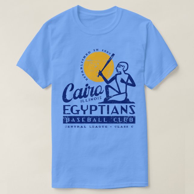 Camiseta El Cairo: Béisbol Egipcio (Diseño del anverso)