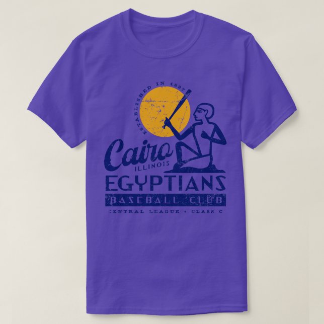 Camiseta El Cairo: Béisbol Egipcio (Diseño del anverso)