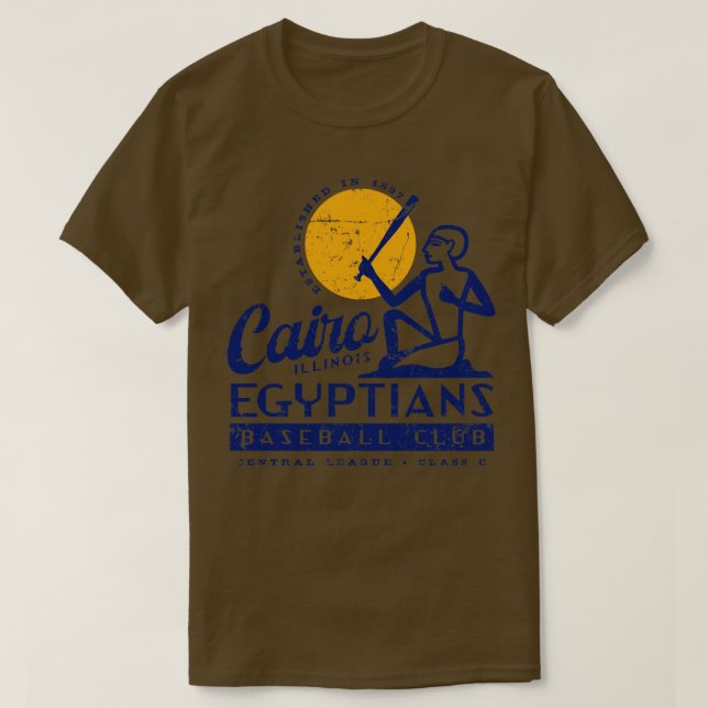 Camiseta El Cairo: Béisbol Egipcio (Diseño del anverso)