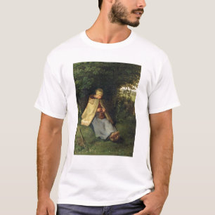 Camiseta El calcetero o, el Shepherdess asentado, 1858-60