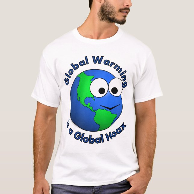 Camiseta El calentamiento del planeta es broma global (Anverso)