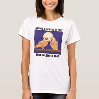 Camiseta El calentamiento global es real, es hora de preocu
