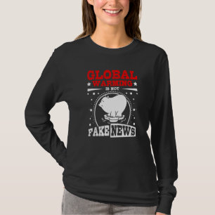 Camiseta El calentamiento global no es una mentira