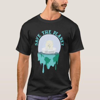 Camiseta El calentamiento global salva el cambio climático