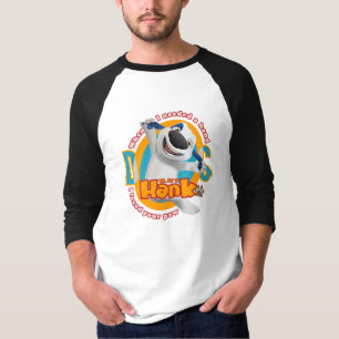 Camiseta El calor de la pata   Hombres 3/4 Sleeve Raglan