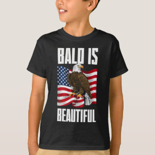 Camiseta El Calvo Del Águila Calva Es Hermoso Dependiente D