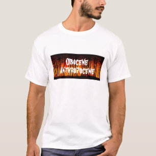 Camiseta El cambio climático antropocénico obsceno
