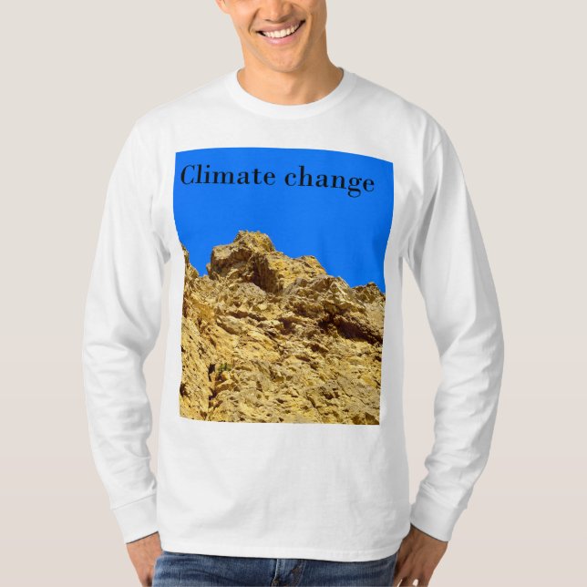 Camiseta El cambio climático cuida el medio ambiente (Anverso)