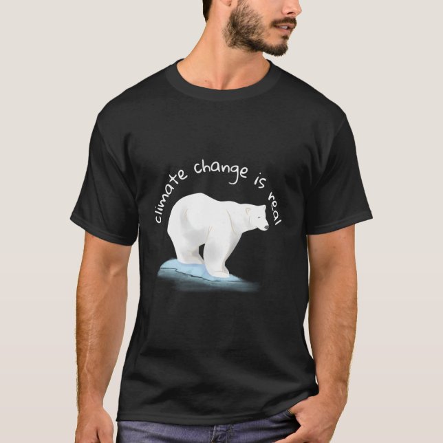 Camiseta El cambio climático es un verdadero calentamiento  (Anverso)