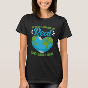 Camiseta El cambio climático es un verdadero salvador para 