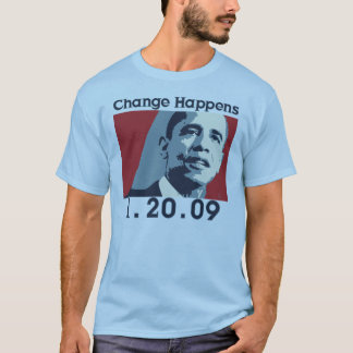 Camiseta el cambio de obama sucede