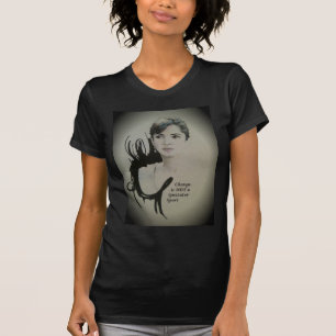 Camiseta El cambio no es una impresión de arte deportivo es