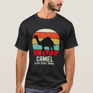 Camiseta El Camello Es Mi Espíritu Animal Reto Vintage Came