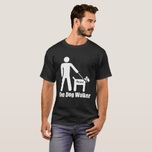 Camiseta El caminante del perro añade el nombre o el texto