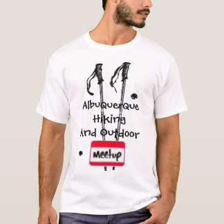 Camiseta El caminar de Albuquerque y Meetup al aire libre