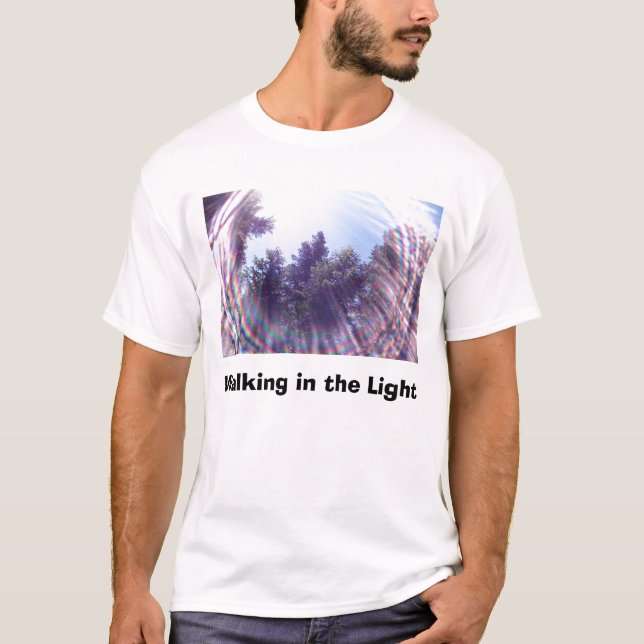 Camiseta El caminar en la luz (Anverso)
