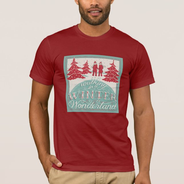 Camiseta El caminar en un país de las maravillas del (Anverso)