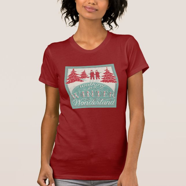 Camiseta El caminar en un país de las maravillas del (Anverso)