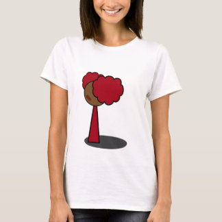 Camiseta El caminar rojo del chica