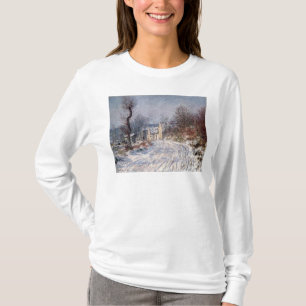 Camiseta El camino a Giverny, invierno, 1885
