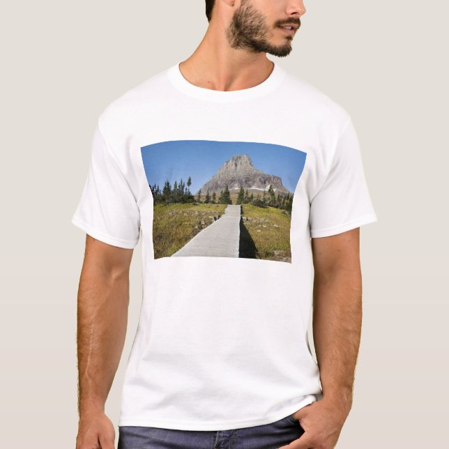 Camiseta El camino a la vista del lago ocultado (Anverso)