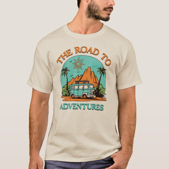 Camiseta El Camino A Las Aventuras (Anverso)