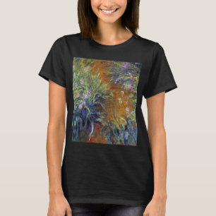 Camiseta El camino a través de los lirios por Claude Monet