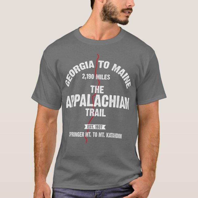 Camiseta El Camino Apalache De Georgia Para Mantener El Sen (Anverso)