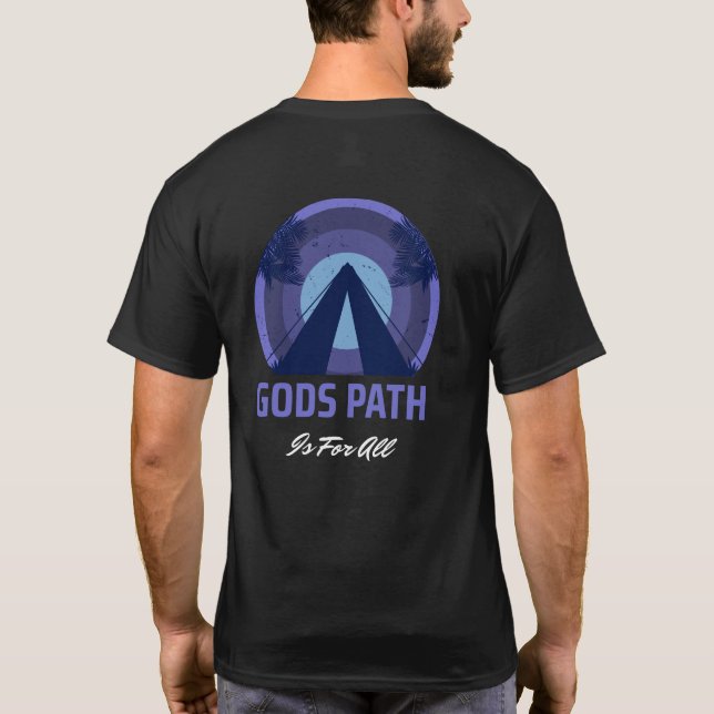 Camiseta El Camino De DIOS Es Para Todos (Reverso)