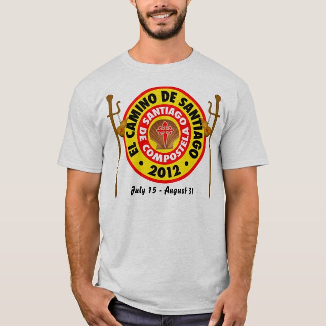 Camiseta EL Camino de Santiago 2012 (Anverso)