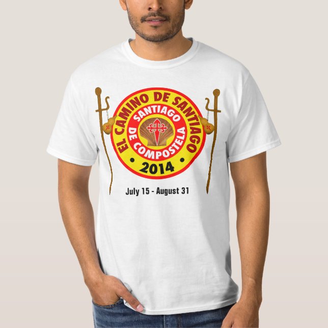 Camiseta EL Camino de Santiago 2014 (Anverso)