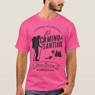Camiseta El Camino De Santiago España Senderismo Buen Ca