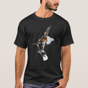 Camiseta El camino del tigre I grande gato depredador anima