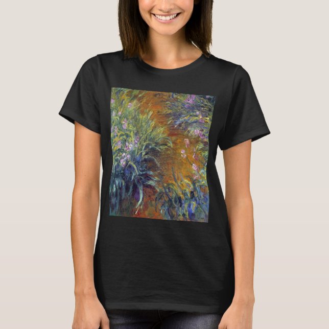Camiseta El camino entre los iris por Claude Monet (Anverso)