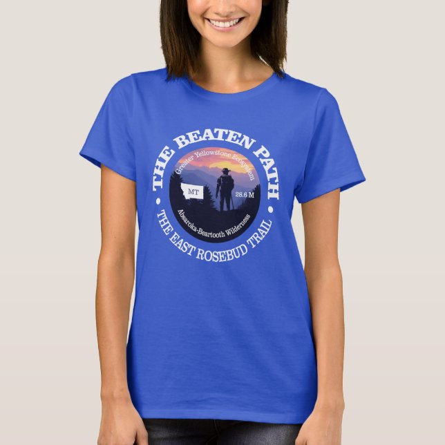 Camiseta El camino golpeado (rd2) (Anverso)